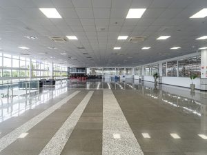 Obra realizada nas farmacias são joão com venda e colocação de basato lustrado e granito branco fortaleza