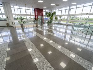 Obra realizada nas farmacias são joão com venda e colocação de basato lustrado e granito branco fortaleza